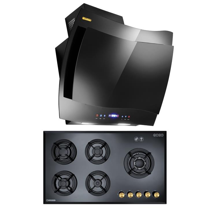 هود و اجاق گاز صفحه ای درخشان مدل فریز G602